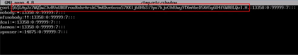 Файл shadow до изменений