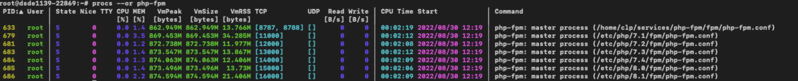 Фильтрация по php-fpm