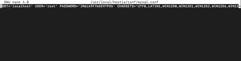 Содержимое файла mysql.conf