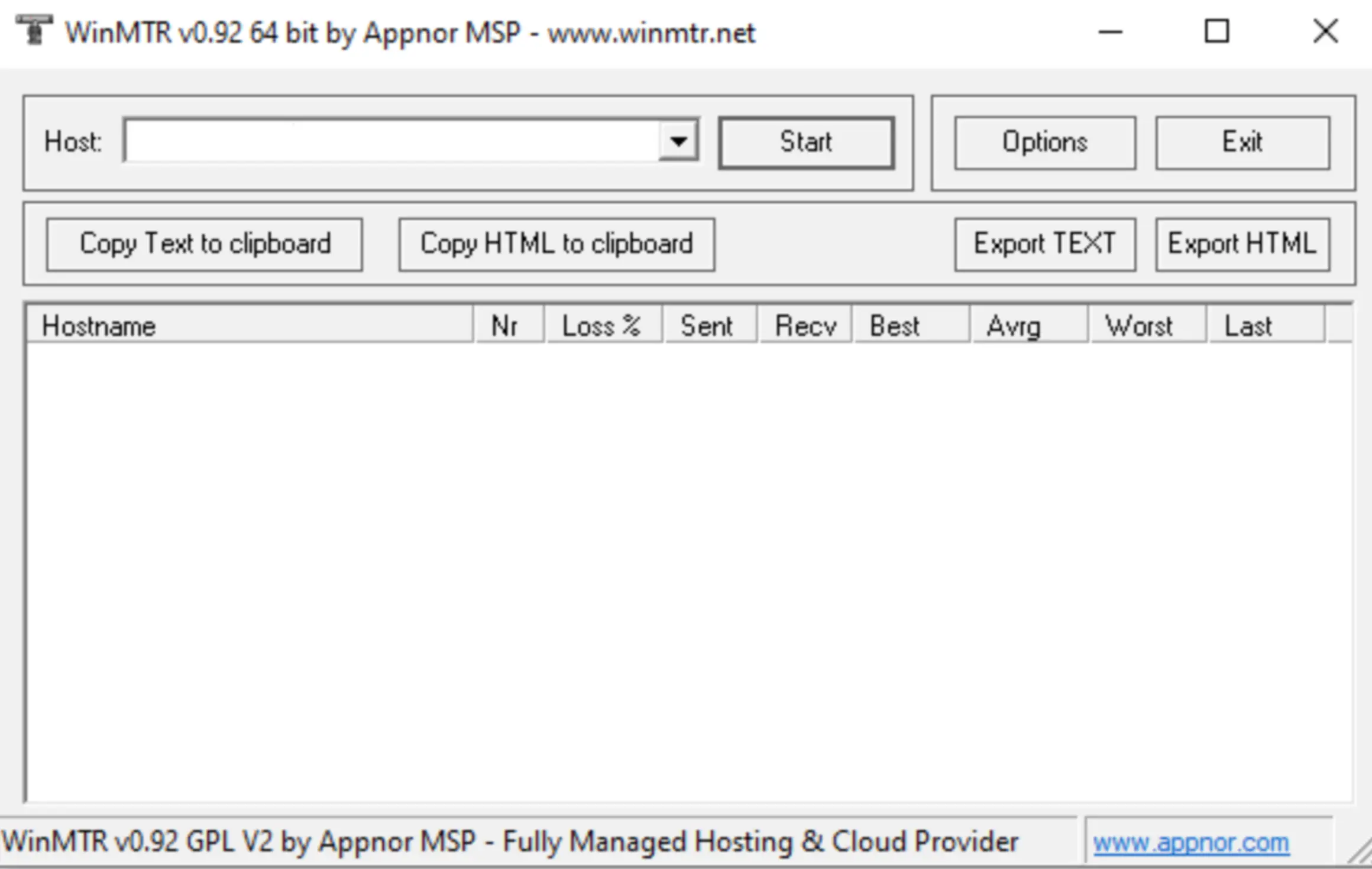 WinMTR